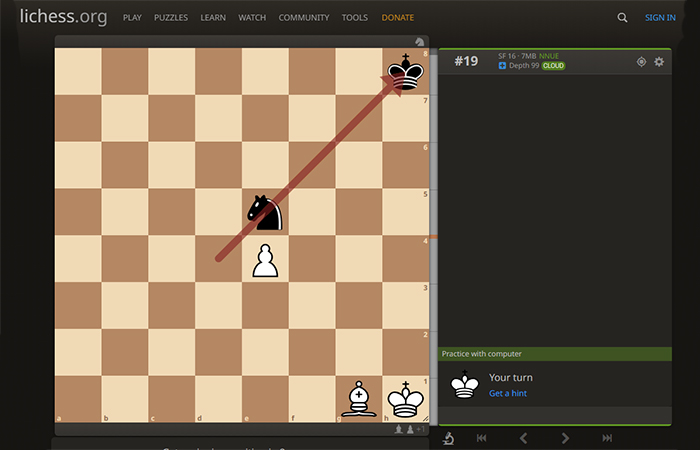 free chess practice lichess