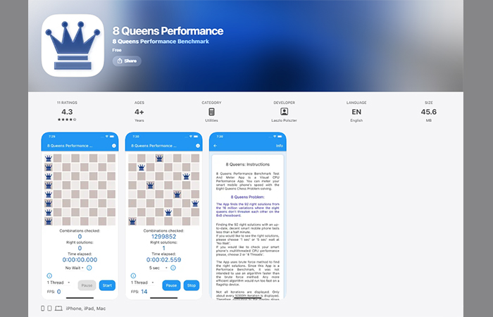 8-Queen - free chess app
