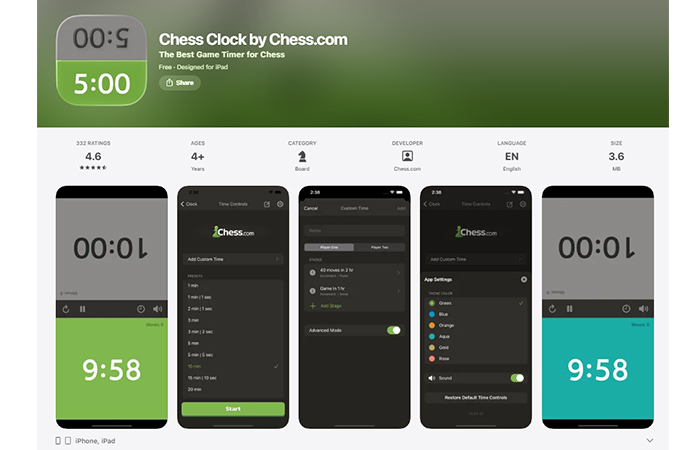 Chess Clock - chess app timer